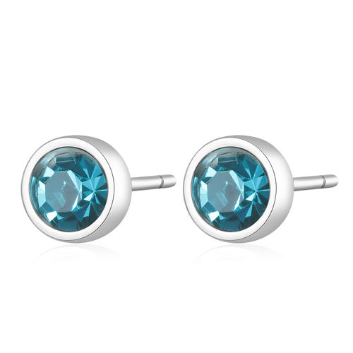 Orecchini-a-lobo-con-cristalli-Azzurri-S'agapo'-SCK25 Orecchini a lobo con cristalli Azzurri S’agapo’ SCK25