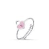 Anello bimba con Cuore Lucchetto Luca Barra Junior JA103