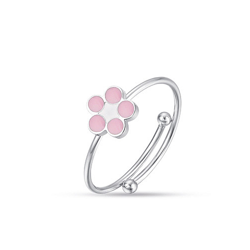 Anello-bimba-con-Fiore-Luca-Barra-Kids-JA102 Anello bimba con Fiore Luca Barra Kids JA102
