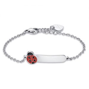 Bracciale bimba con Coccinella Luca Barra Junior JB102