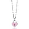 Collana bimba con Cuore Lucchetto Luca Barra Junior JC103