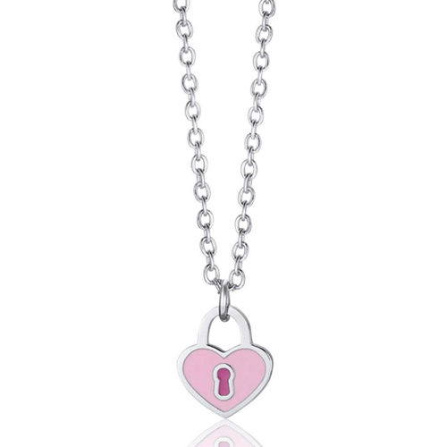 Collana-bimba-con-Cuore-Lucchetto-Luca-Barra-Junior-JC103 Collana bimba con Cuore Lucchetto Luca Barra Junior JC103