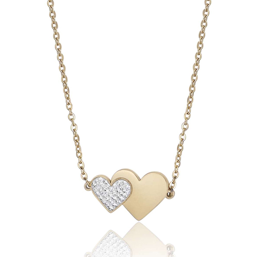 Collana-donna-Luca-Barra-con-Cuori-CK1524 Collana donna Luca Barra con Cuori CK1524