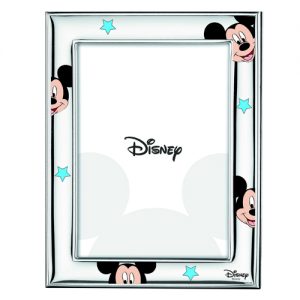 Cornice bimbo in argento laminato Valenti linea Disney Topolino 13x18 D474-4LC