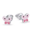 Orecchini bimba con Farfalle Luca Barra Junior JO104