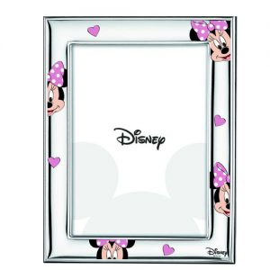 Cornice bimba in argento laminato Valenti linea Disney Minnie 9x13 D484-3LRA