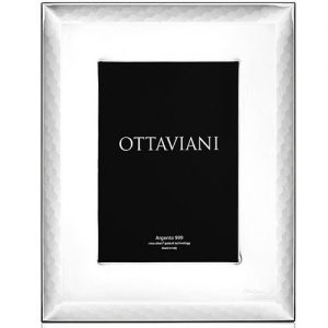 Cornice in argento laminato Ottaviani linea Narciso 18x24 4002