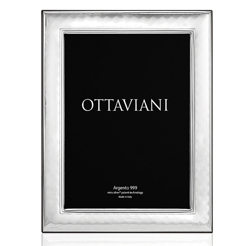 Cornice-in-argento-laminato Cornice in argento laminato Ottaviani linea Pepita 18x24 1001
