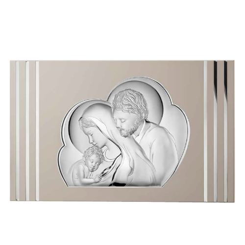 Capezzale-in-argento-laminato-Valenti-Sacra-Famiglia-18318-3L Capezzale in argento laminato Valenti Sacra Famiglia 18318-3L