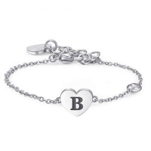 Bracciale donna con Iniziale B S’agapo’ linea Click SCK119