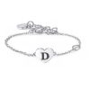 Bracciale donna con Iniziale D S’agapo’ linea Click SCK121