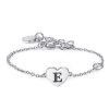 Bracciale donna con Iniziale E S’agapo’ linea Click SCK122
