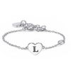 Bracciale donna con Iniziale L S’agapo’ linea Click SCK129