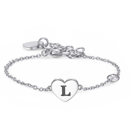 Bracciale-donna-con-Iniziale-L-S'agapo'-linea-Click-SCK129 Bracciale donna con Iniziale L S’agapo’ linea Click SCK129