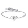 Bracciale donna con Iniziale M S’agapo’ linea Click SCK130