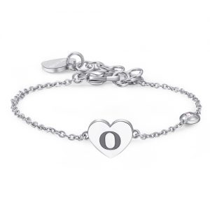 Bracciale donna con Iniziale O S’agapo’ linea Click SCK132
