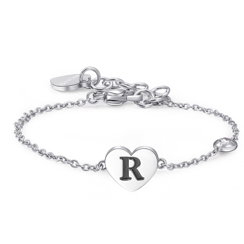 Bracciale-donna-con-Iniziale-R-S'agapo'-linea-Click-SCK134 Bracciale donna con Iniziale R S’agapo’ linea Click SCK134
