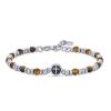 Bracciale uomo Luca Barra con Croce BA1285