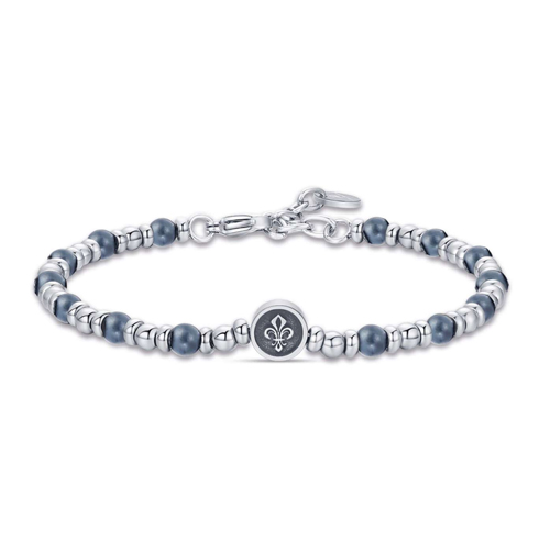 Bracciale-uomo-Luca-Barra-con-Giglio-BA1282 Bracciale uomo Luca Barra con Giglio BA1282