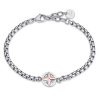 Bracciale uomo Luca Barra con Rosa Dei Venti BA1270