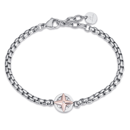 Bracciale-uomo-Luca-Barra-con-Rosa-Dei-Venti-BA1270 Bracciale uomo Luca Barra con Rosa Dei Venti BA1270