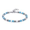 Bracciale uomo Luca Barra con pietre BA1278