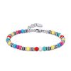 Bracciale uomo Luca Barra con pietre BA1281