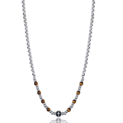 Collana-uomo-Luca-Barra-con-Croce-CL258 Collana uomo Luca Barra con Croce CL258