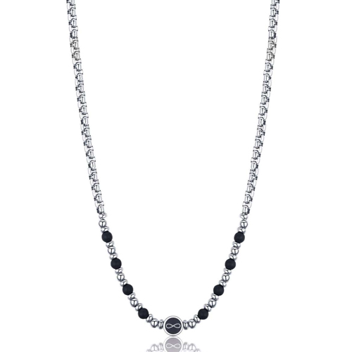 Collana-uomo-Luca-Barra-con-Infinito-CL257 Collana uomo Luca Barra con Infinito CL257
