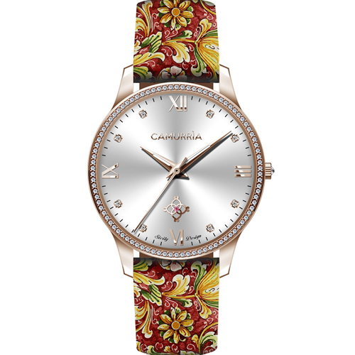Orologio-donna-Camurria-"Ciuri-Ciuri"-CW09RT3 Orologio donna Camurria ”Ciuri Ciuri” CW09RT3