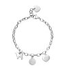 Bracciale donna S’agapo’ con Cagnolino e Cuore linea Happy SHAR17