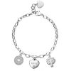 Bracciale donna S’agapo’ con Cuore e Albero della Vita linea Happy SHAR14