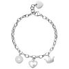 Bracciale donna S’agapo’ con Cuore e Corona linea Happy SHAR13