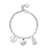 Bracciale donna S’agapo’ con Orsacchiotto e Fiocco linea Happy SHAR15