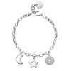 Bracciale donna S’agapo’ con Stella e Luna linea Happy SHAR11