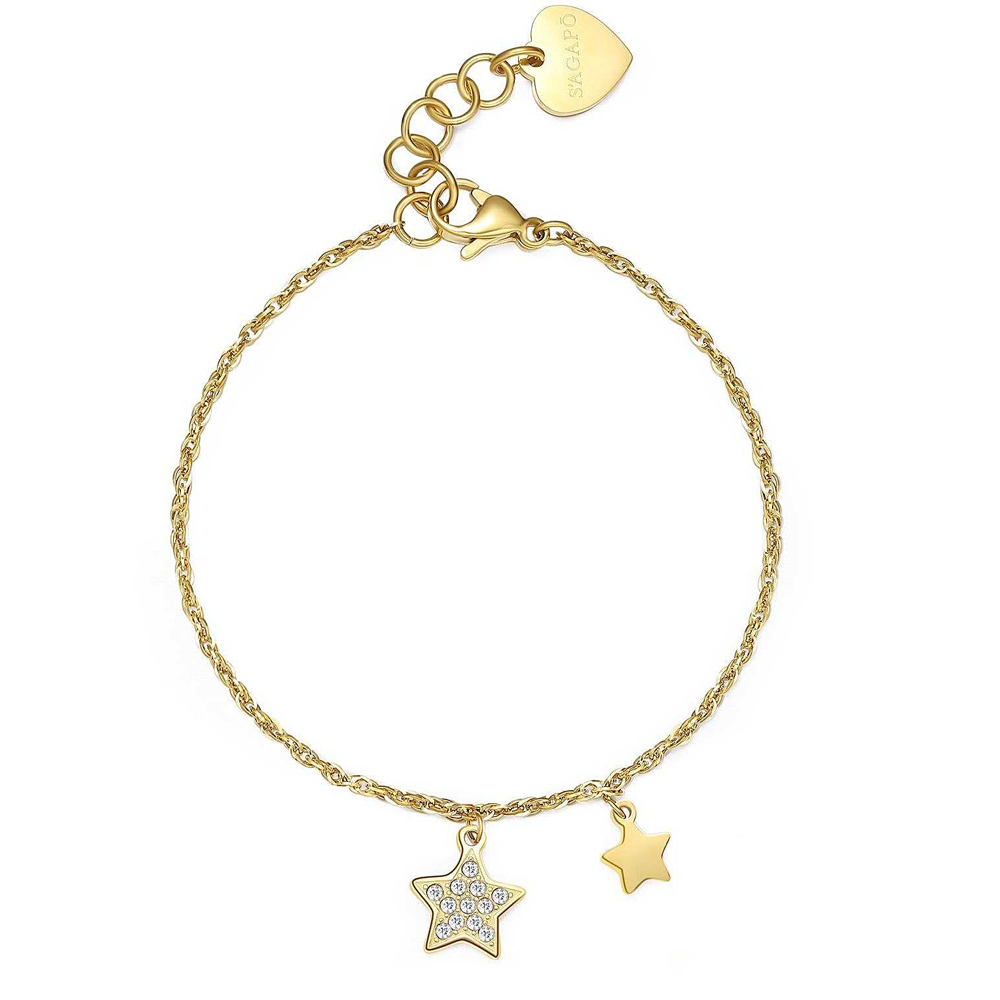 Bracciale-donna-S'agapo'-con-Stelle-linea-Aurora-SAR27 Bracciale donna S’agapo’ con Stelle linea Aurora SAR27