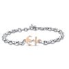 Bracciale uomo Luca Barra con Ancora BA1274