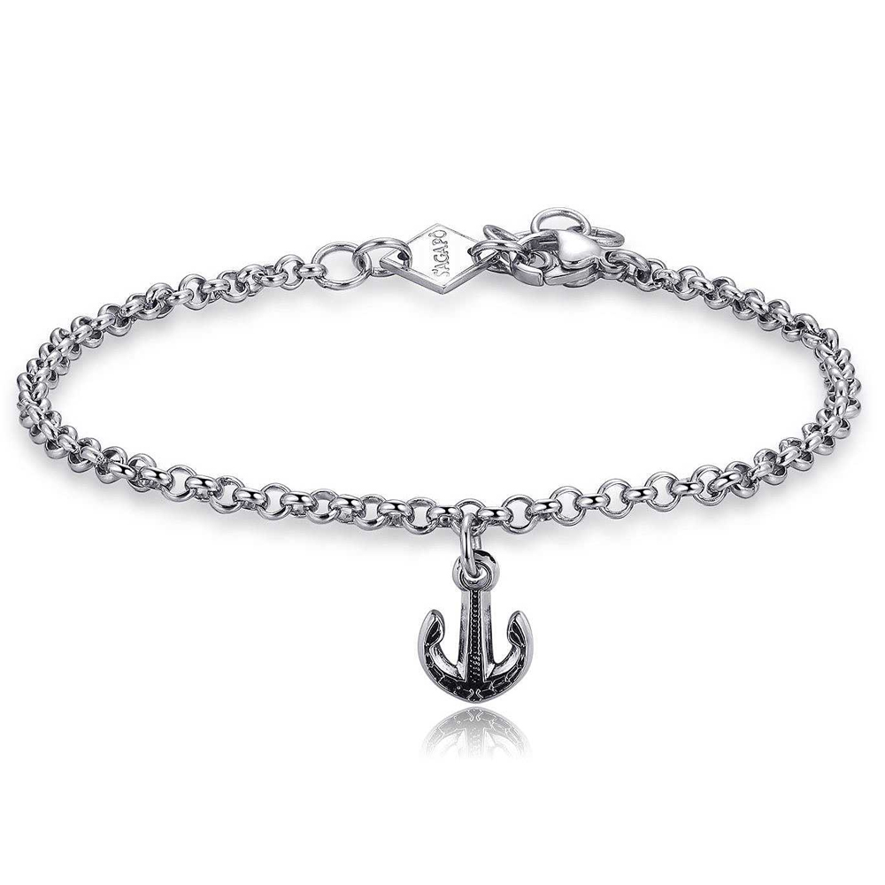 Bracciale-uomo-S'agapo'-con-Ancora-linea-Charisma-SHS19 Bracciale uomo S’agapo’ con Ancora linea Charisma SHS19