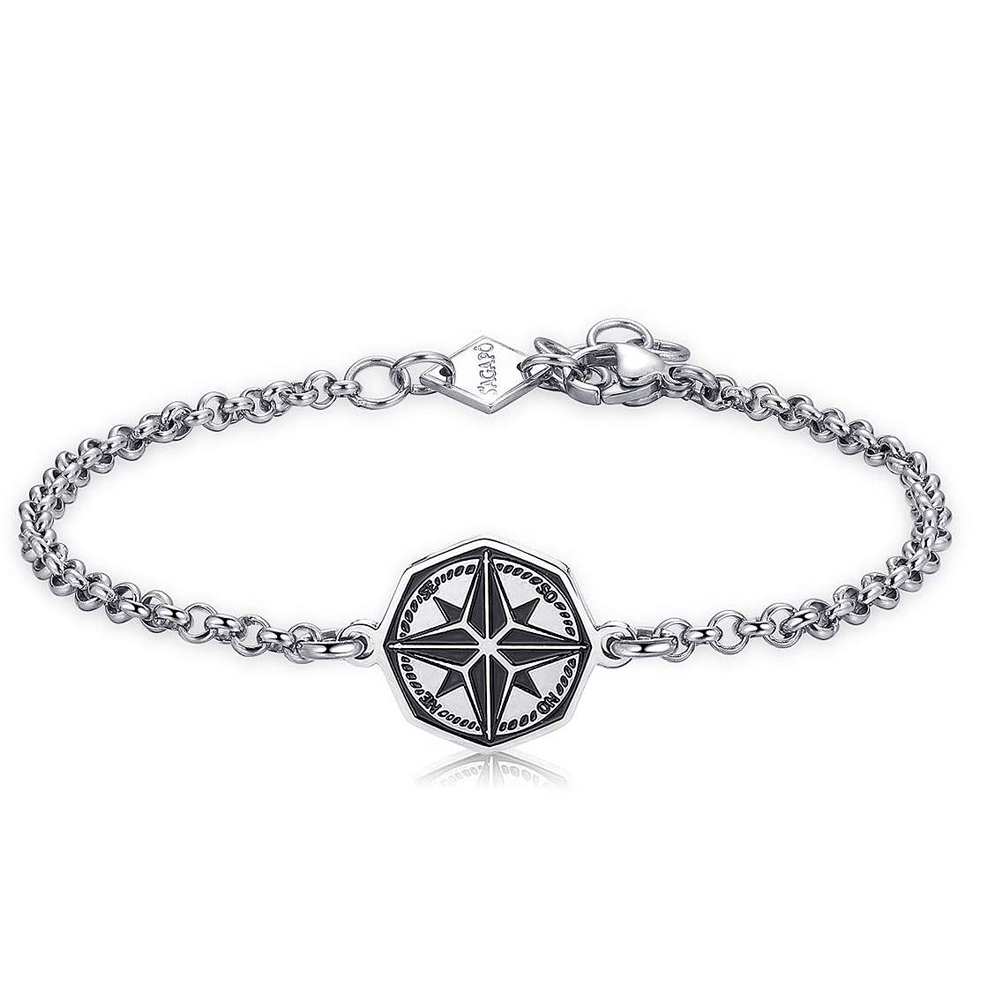 Bracciale-uomo-S'agapo'-con-Rosa-dei-Venti-linea-Charisma-SHS15 Bracciale uomo S’agapo’ con Rosa dei Venti linea Charisma SHS15