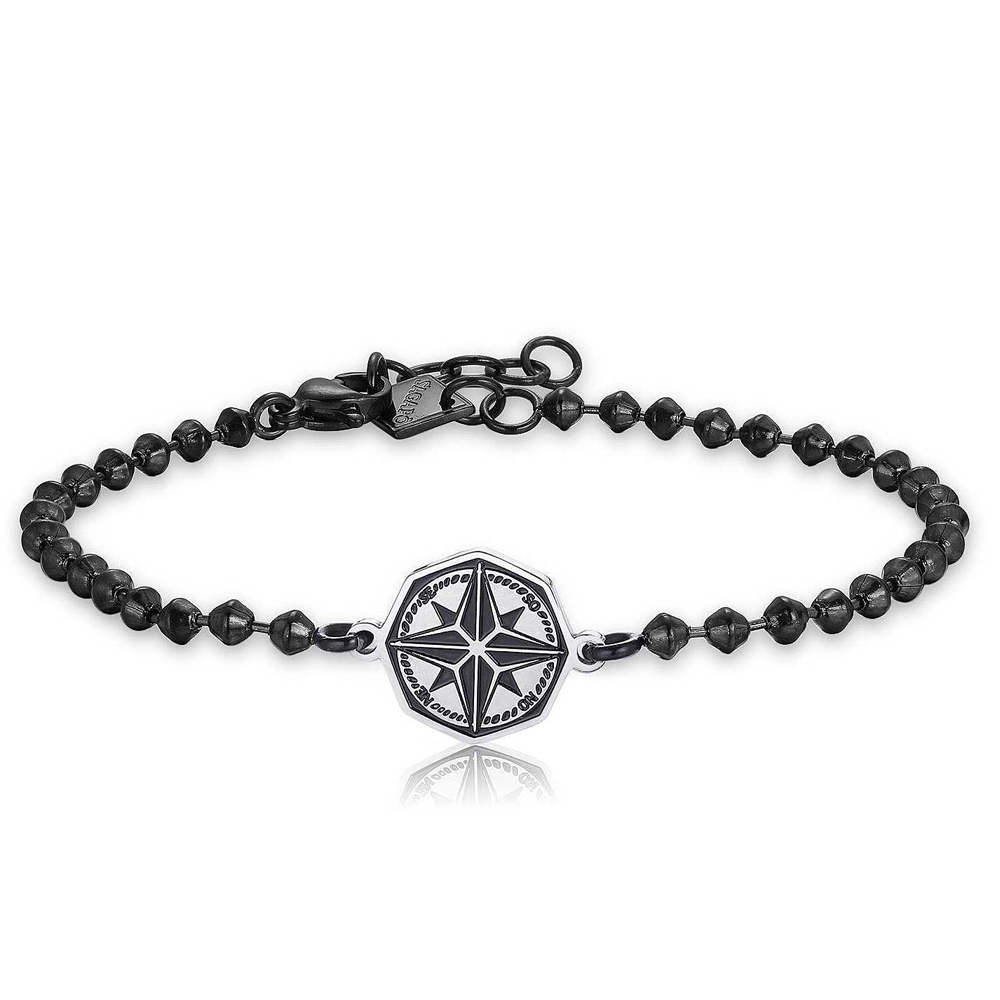 Bracciale-uomo-S'agapo'-con-Rosa-dei-Venti-linea-Charisma-SHS16 Bracciale uomo S’agapo’ con Rosa dei Venti linea Charisma SHS16