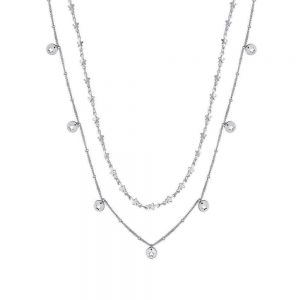 Collana donna S’agapo’ con Stelle linea Luce SCE10