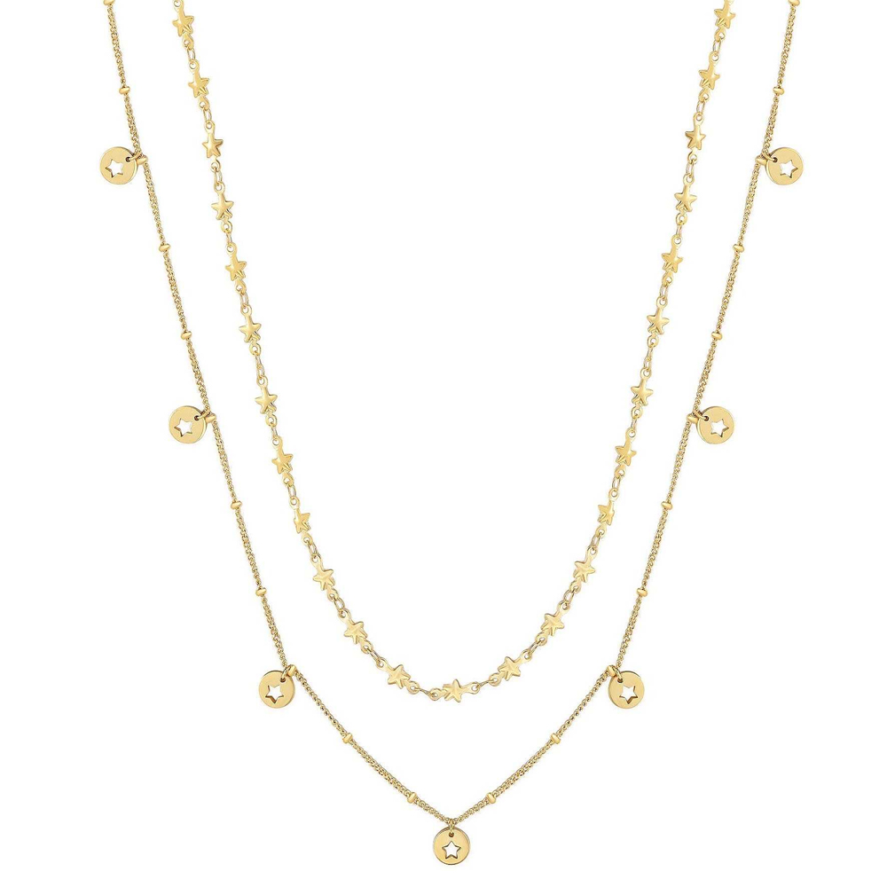 Collana-donna-S'agapo'-con-Stelle-linea-Luce-SCE20 Collana donna S’agapo’ con Stelle linea Luce SCE20