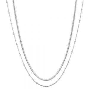 Collana donna a doppio filo S’agapo’ linea CHUNKY SHK08