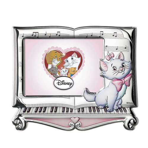 Cornice-bimba-in-argento-laminato-Valenti-linea-Disney-Minu'-Aristogatti-13x18-D268-4LRA Cornice bimba in argento laminato Valenti linea Disney Minu' Aristogatti 13x18 D268-4LRA