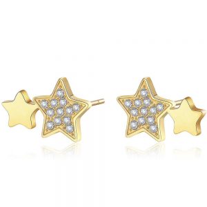 Orecchini donna S’agapo’ con Stelle linea Aurora SAR33