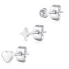 Set di Tre Orecchini donna S’agapo’ linea Click SCK163