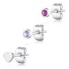 Set di Tre Orecchini donna S’agapo’ linea Click SCK164