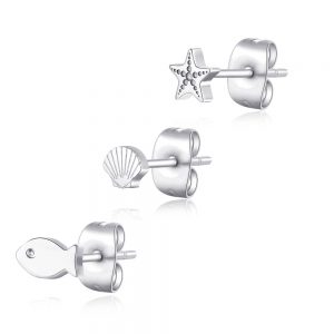 Set di Tre Orecchini donna S’agapo’ linea Click SCK165