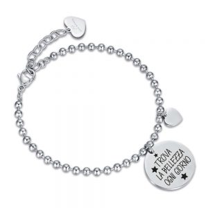 Bracciale donna Luca Barra con Incisione BK2128