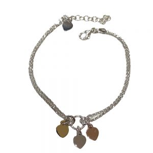Bracciale donna con Cuori NB Gioielli BRNB15